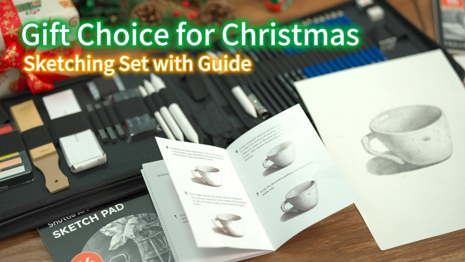 Amazon.com: Shuttle Art Sketching and Drawing Pencils Set, 37